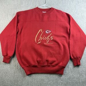 Vintage Kansas City Chiefs Crewneck Sweatshirt Men's Size L Crable Sportswear